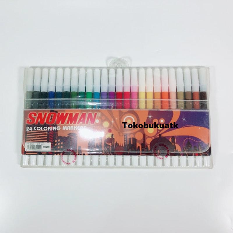 

Snowman Coloring Marker 24 Color