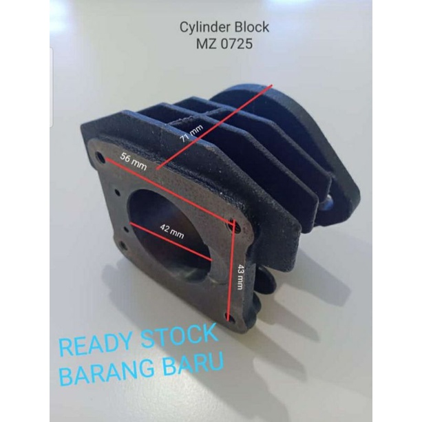 CYLINDER BLOK PISTON KOMPRESOR Listrik MZ 0725 1hp