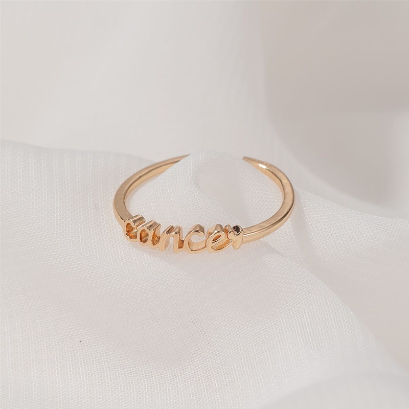 Fashion  Pouplar  Dream  Golden Twelve Constellation  Jewlry Ring