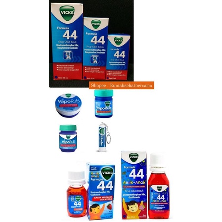 Vicks F44 dewasa | F44 anak | Vicks vaporub | Vicks Inhaler