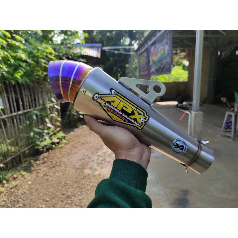 knalpot engker silincer engker porting 200cc sarteng apx racing rcb jigsaw fantera