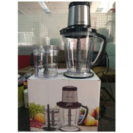 Mitochiba Blender Food Chopper Daging dan Bumbu 3 Pisau CH 200 Steel