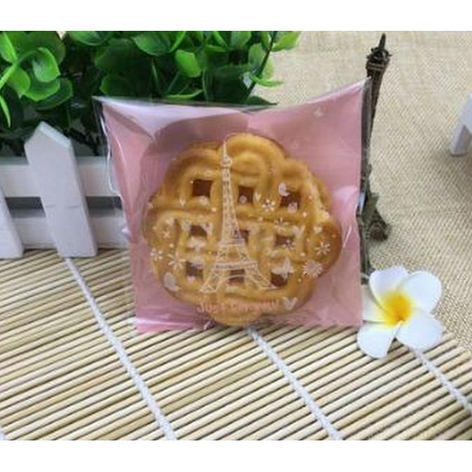 

Plastik Fancy Cookies - Kue - Permen - Accessories Paris Pink 7X7