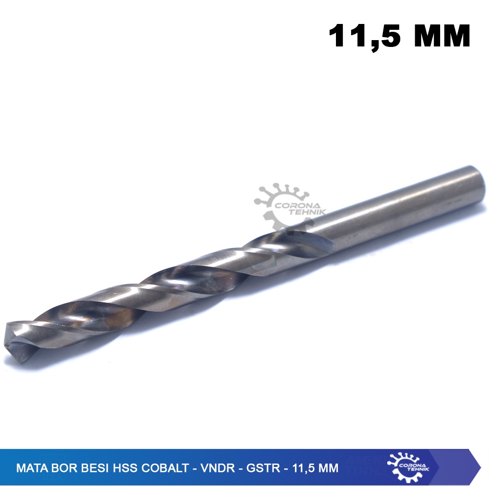 11,5 mm - Mata Bor Besi HSS Cobalt - VNDR - GSTR