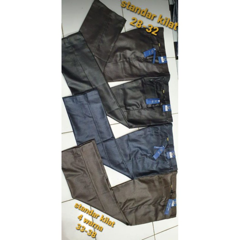 celana bahan mengkilat| celana formal casual terbaru| celana bahan pria| celana formal slimfit pria