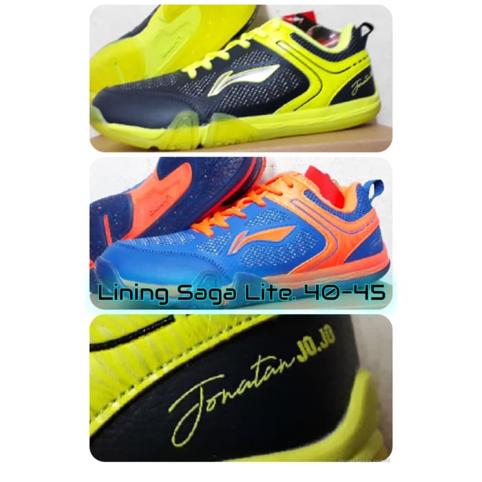 Sepatu Badminton Lining Saga lite .. Original