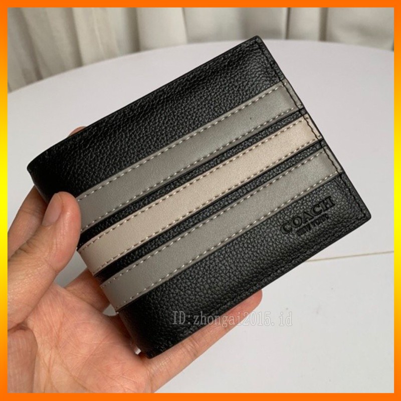 Dompet Coach Dompet lipat pria F73629 Tas Pria Dompet Pria Dompet Lipat Impor dompet 