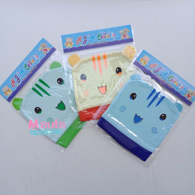 Perlengkapan Bayi Baru Lahir Topi Kupluk Bayi Newborn Laki Laki Perempuan Motif Lucu