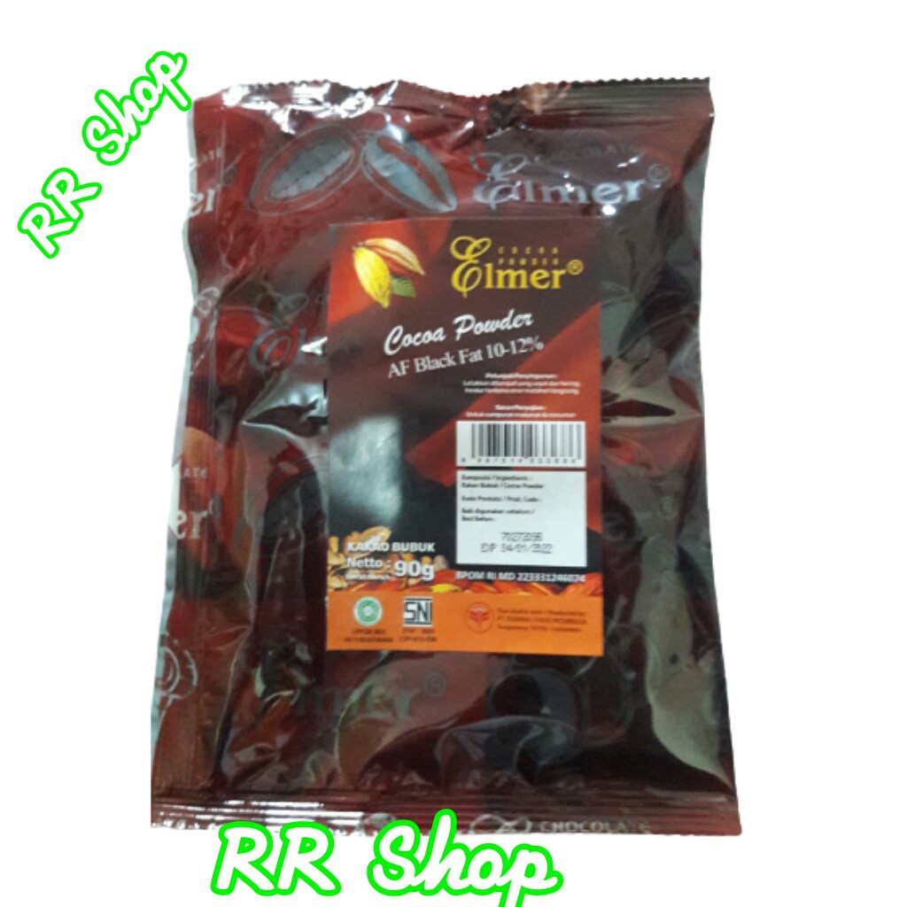 Cocoa Powder Elmer African Black 10-12% 90gr | | Bubuk Coklat Elmer |