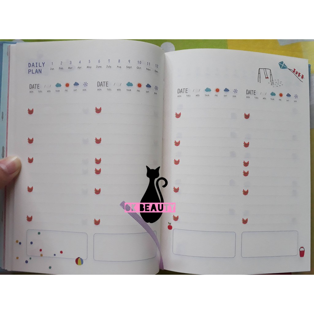 BUKU 365 HARI PLANNER NOTEBOOK BOOK DAYS PLAN EVERYDAY JOURNAL AGENDA JURNAL SEKOLAH KANTOR RAPAT