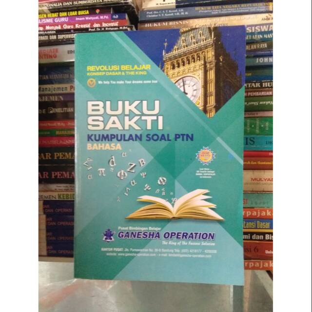 Buku Sakti Kumpulan Soal PTN Bahasa PenerbitGanesha Operation