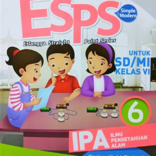 BUKU ESPS MATEMATIKA BAHASA INDONESIA IPA IPS PPKN KELAS 6 SD/MI