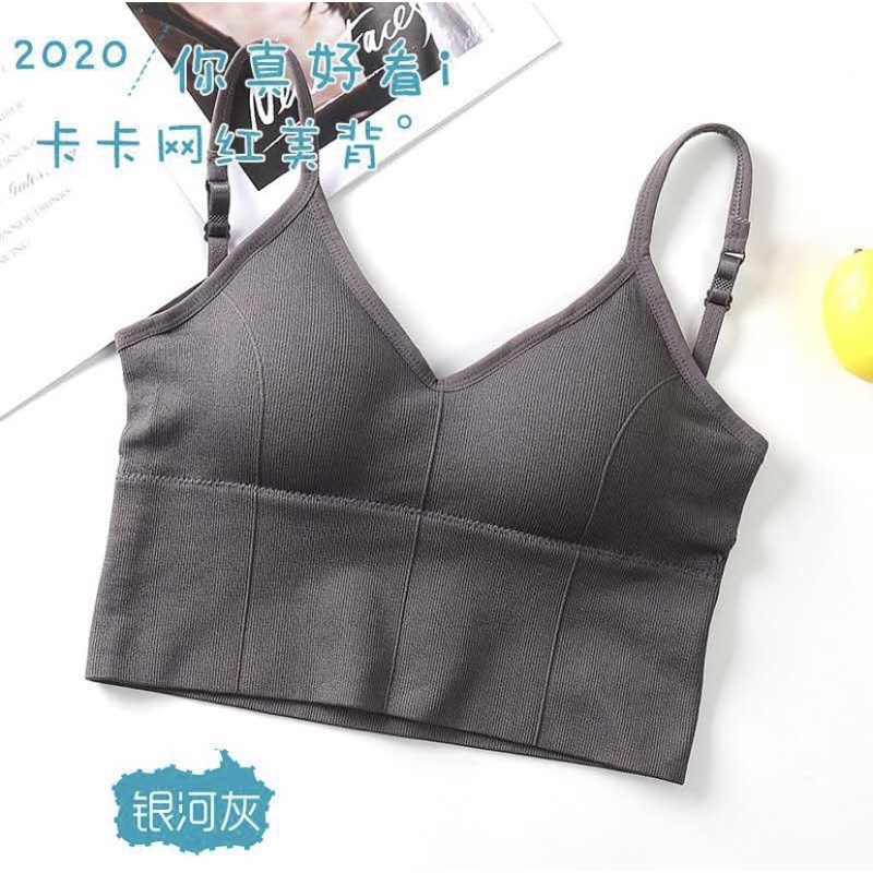 Bralette / Bra Sport / Kemben / BH Olahraga Wanita Tanpa Kawat