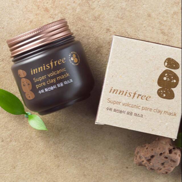 masker wajah - Innisfree Super Volcanic Pore Clay Mask (100ml) Termurah Original