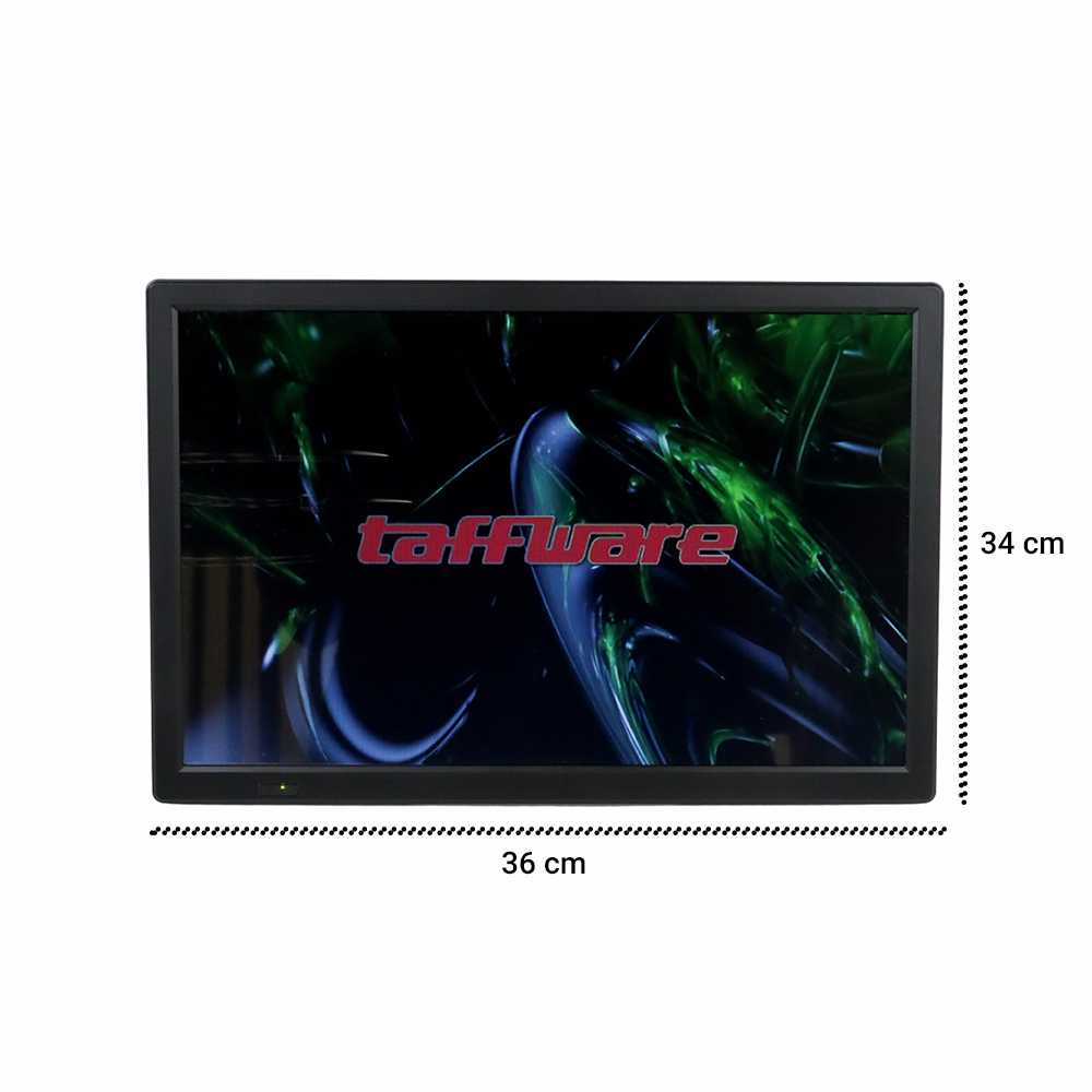 Taffware Portable TV Monitor 15.4 Inch DVB-T2 - D16