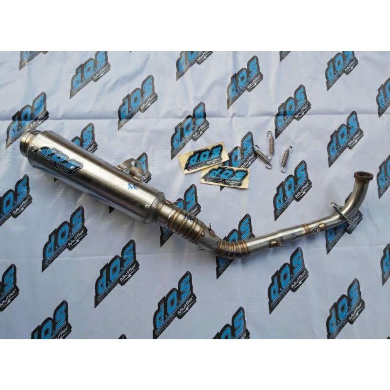 Knalpot Dos Muffler Original Nmax New Aerox New Stainless original racing jogja