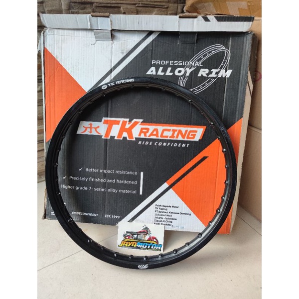 Velg pelek asli tk japan ukuran 120 ring 17 warna black hitam veleg peleg ori tk japan hitam
