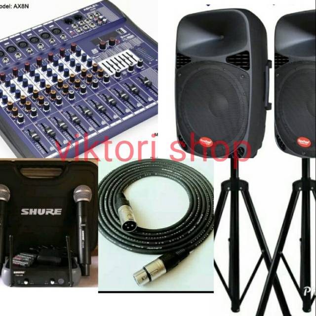 Paket speaker baretone sound system mixer Ashley