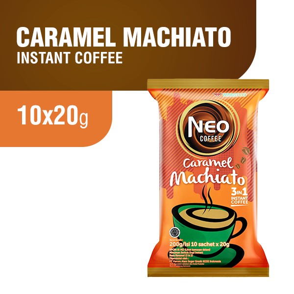 

PROMO Neo Coffee Kopi Instan Caramel Machiato 20 gr x 10 pcs