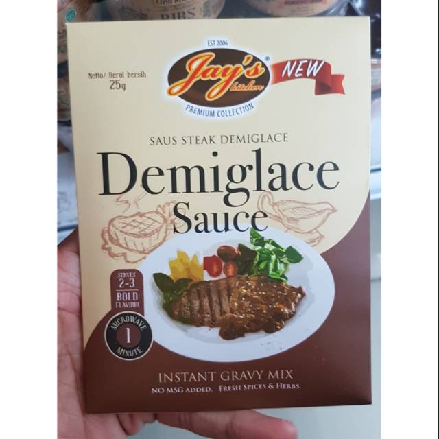 

JAY'S Demiglace Sauce - Saus Steak Demiglace 25GR