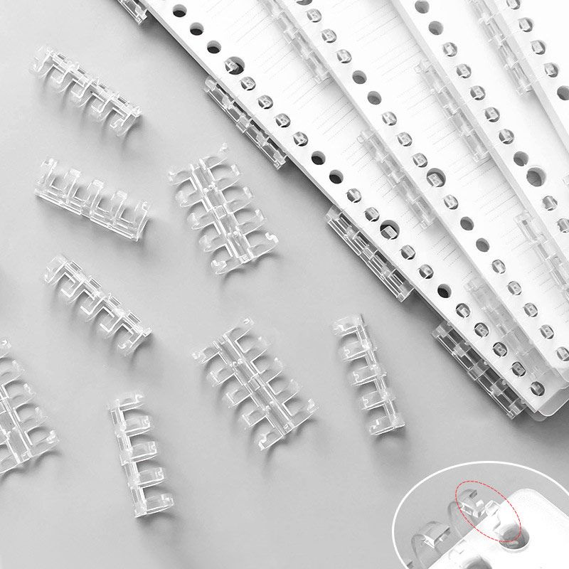 

Clear Color DIY Binder Binding Strip
