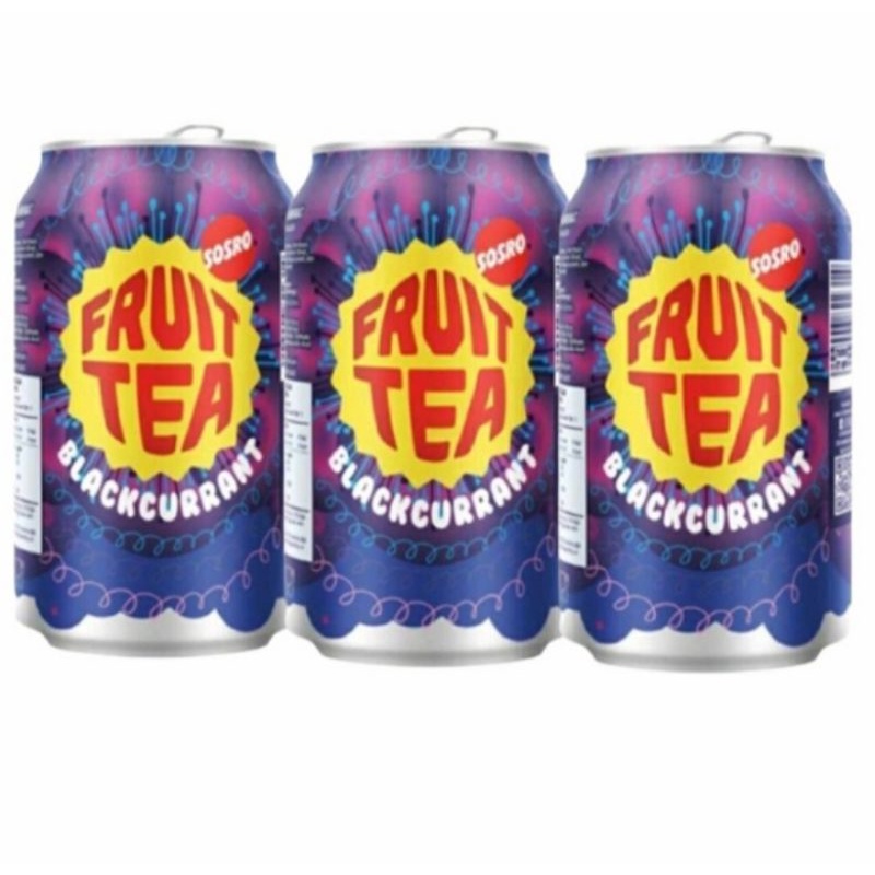 

Sosro Fruit Tea Blackcurrant Can Minuman Kaleng 318 Ml Paket 3 Pc