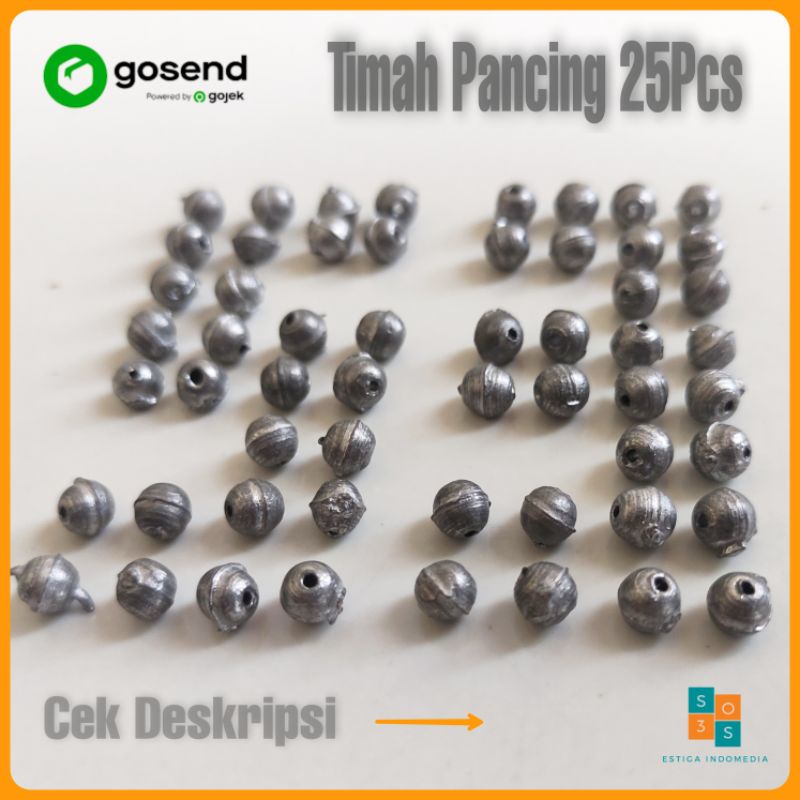 Timah Pancing Lada  / Timah Pemberat Pancing Murah