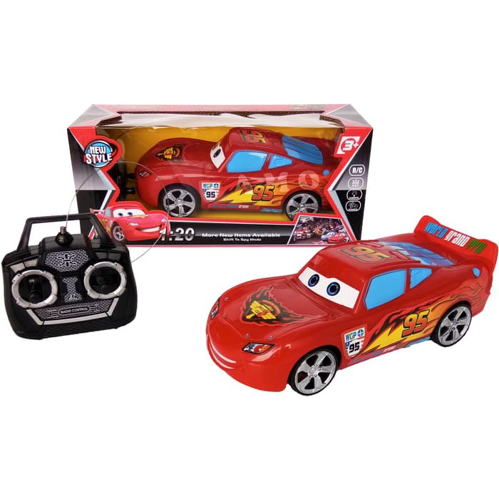 MAINAN MOBIL RC CARS  LIGHTNING  95 MCQUEEN  kecil cocok 