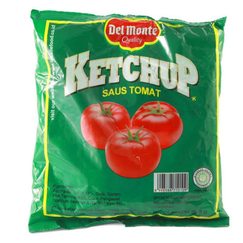 

Del Monte Saus Tomat Sachet isi 24