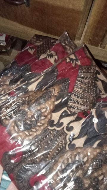 M, L, Xl, Xxl Hem Kemeja Batik Pria Lengan Pendek Terviral  Batik Original Pekalongan