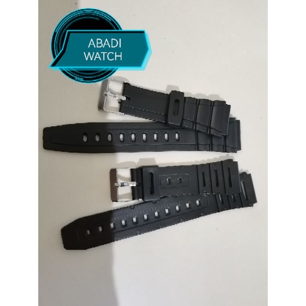 Strap tali 20mm karet rubber alternatif jam Tangan Q&amp;Q DLL..