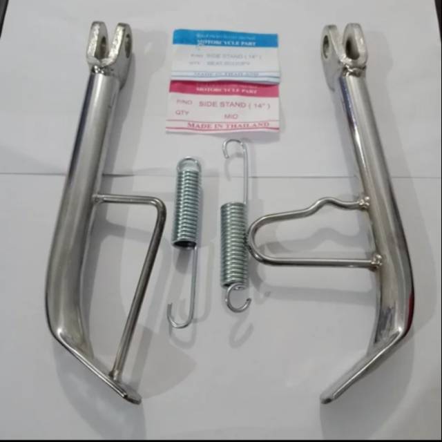 standar samping satu chrome ring 14 Honda beat Scoopy Vario Mio Fino xeon