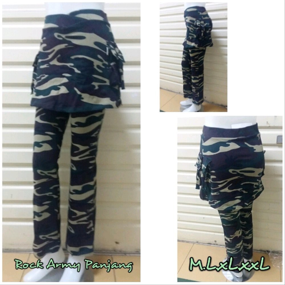 celana senam rok army