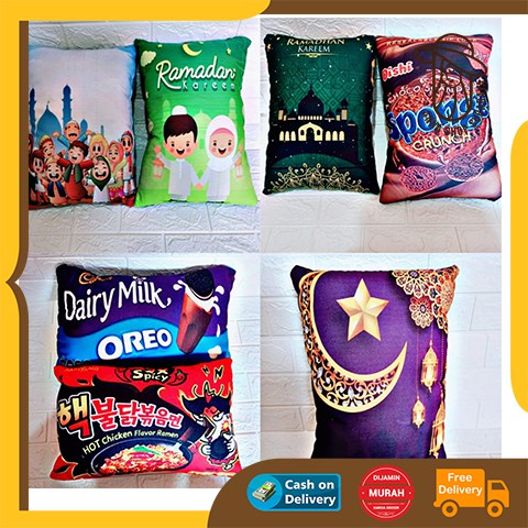 Bantal Karakter Snack/ Bantal Sofa Halus