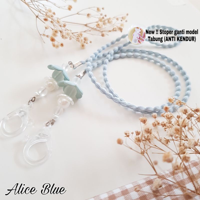 STRAP MASKER HIJAB  2 IN 1 ALICE / KALUNG MASKER / TALI MASKER / LANYARD MASK STOPER 2IN1