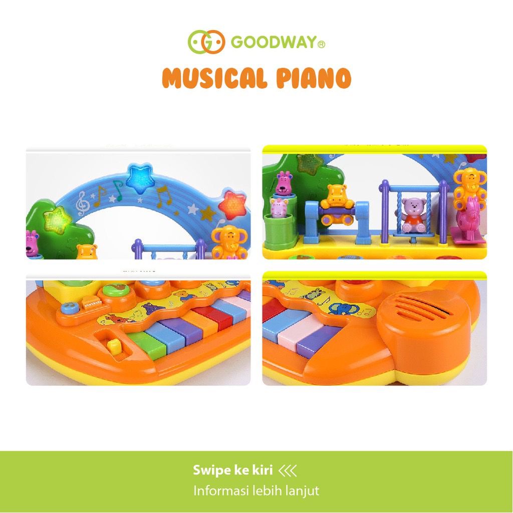 Mainan anak - Goodway Musical Piano - Mainan Edukasi Piano Anak / Mainan Musik