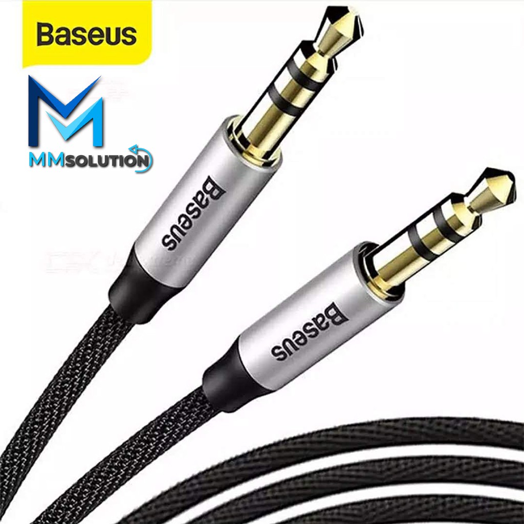 BASEUS Yiven M30 Kabel Audio Aux 3.5mm Male to Male ORIGINAL