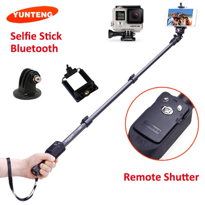 Tripod Yunteng Monopod/Tongsis Kabel YT-1288 for Iphone/Samsung/Xiaomi(A4N2) Tripod HP PROMO Tripod 