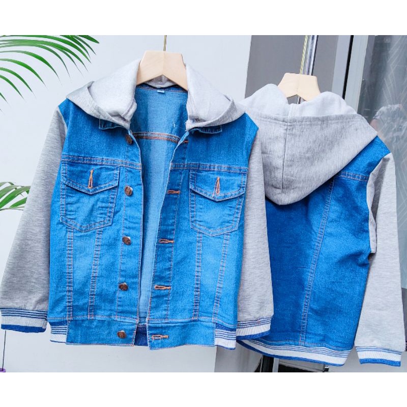 JAKET JEANS ANAK/ JAKET DENIM/ JAKET HOODIE