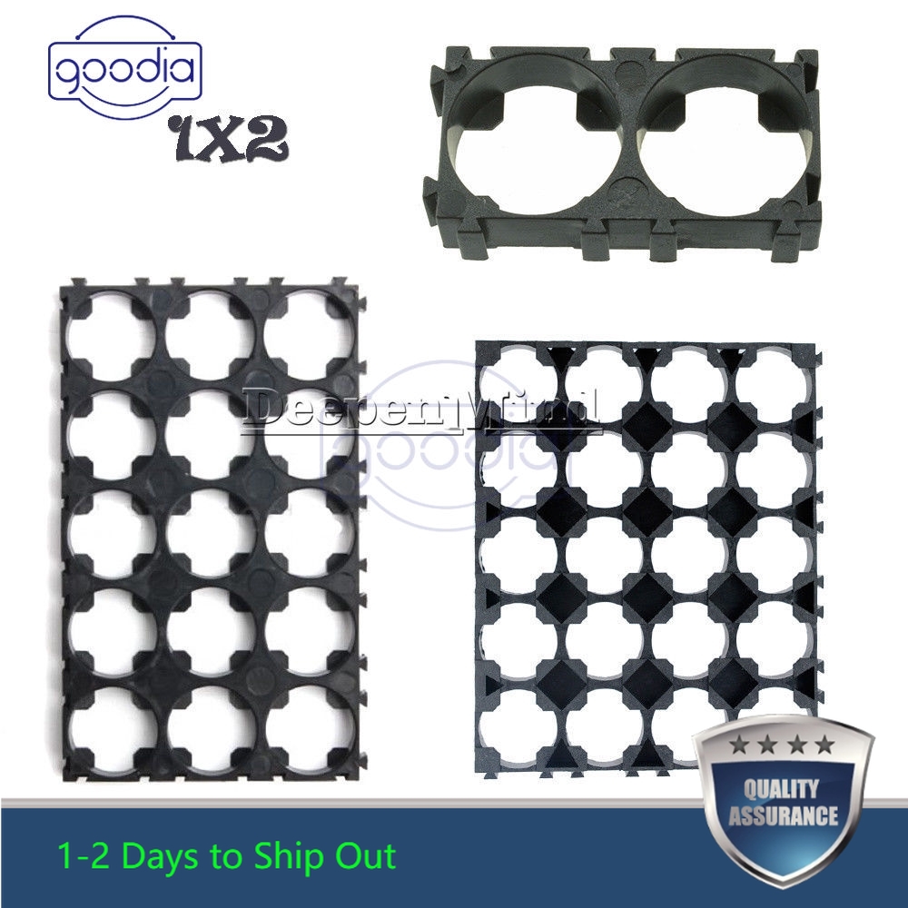 【IN STOCK/COD】 1/50pcs 1x2 3x5 4x5 Cell 18650 Battery Spacer Shell Pack Plastic Heat Holder