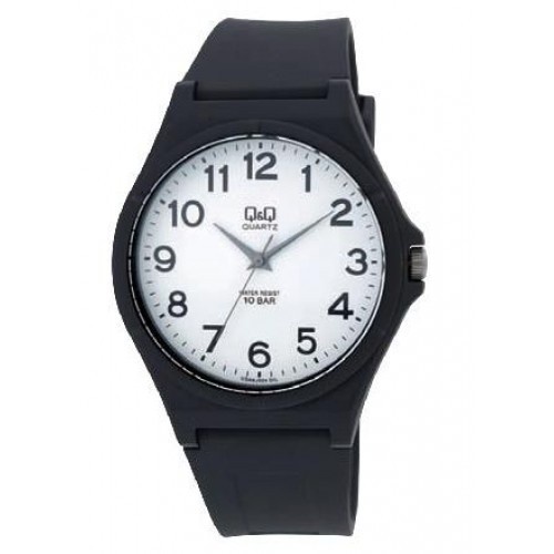 Jam Tangan Pria Sporty Jarum Luminus Rubber Analog Original Q&amp;Q QNQ QQ VQ66 VQ66J Series