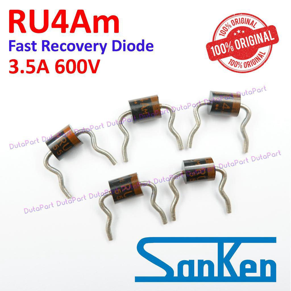 RU4Am RU4A 3.5A 600V ORIGINAL SANKEN JAPAN Fast Recovery Diode Dioda