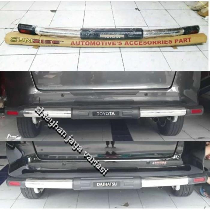 BEMPER BELAKANG BESI STAINLESS CALYA SIGRA AVANZA XENIA AGYA AYLA