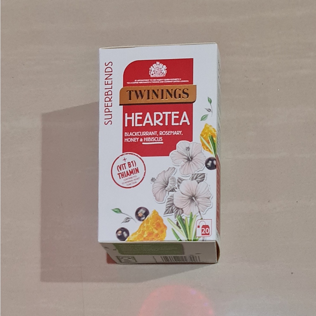 Twinings Superblends Heartea Blackcurrant Rosemary Honey 20 x 2 Gram