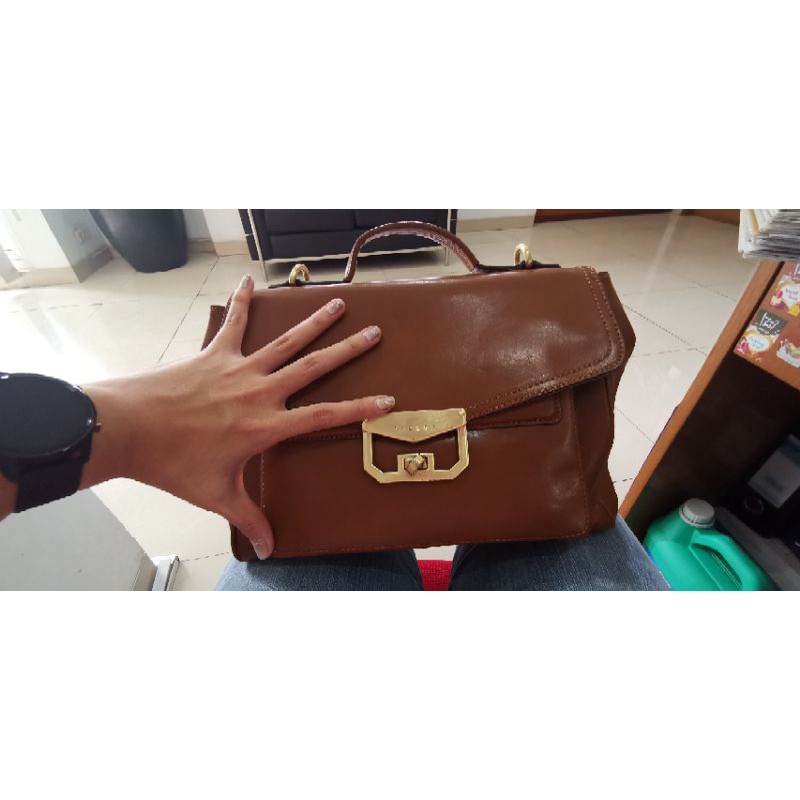 Tas Sisley Kulit Mantul Envelope Free pouch (Set)