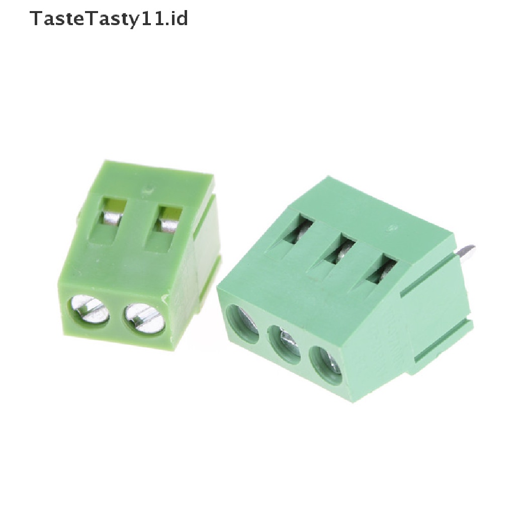 10pcs Sekrup Terminal Block PCB Konektor KF128-2P / KF128-3P 5mm KF128