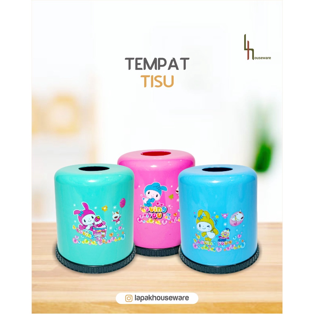 Tempat Tisu Bulat / Tempat Tisu Gulung