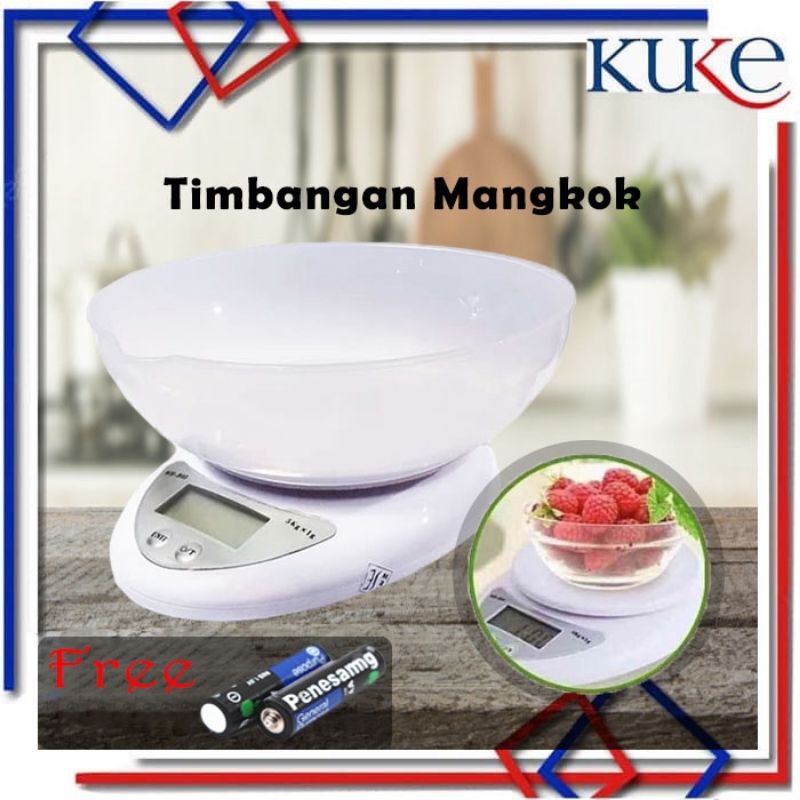 COD Timbangan Dapur Digital 5kg/ Timbangan Mangkok Serbaguna