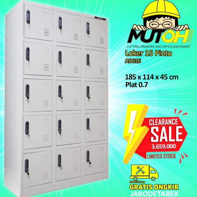 

Loker Locker Besi 15 Pintu Besar Masuk Helm Ad016 Terlaris