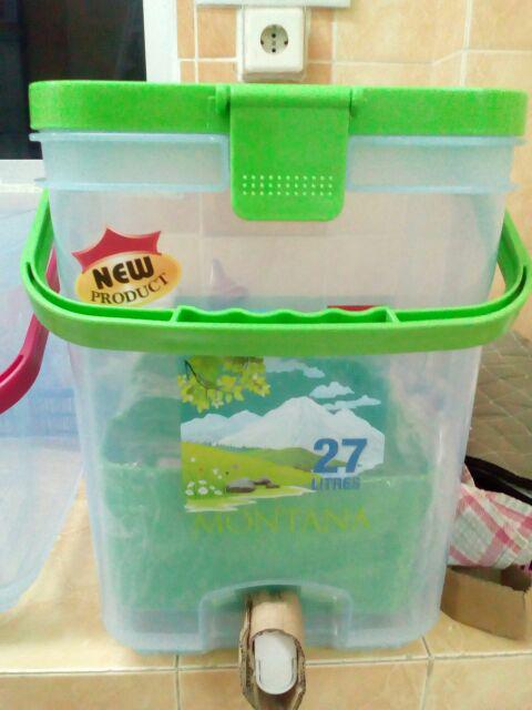 Maspion Arizona Drink Jar Montana Wadah Dispenser Tempat Air Minum 27 Liter Tebal